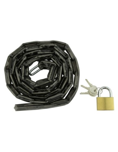 Chain Lock 5mm x 72 Black.
